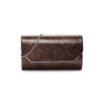 Geanta crossbody din piele ecologica cu bareta lant Amalia