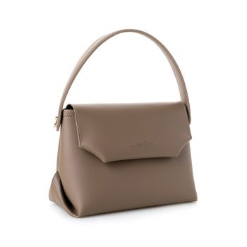 Geanta crossbody eleganta - Maro taupe deschis - 17x25x11