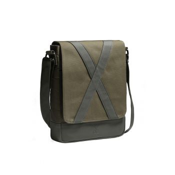 Geanta crossbody unisex cu finisaj rezistent la apa Methone
