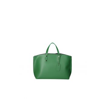 Geanta de piele cu bareta si etui interior detasabil