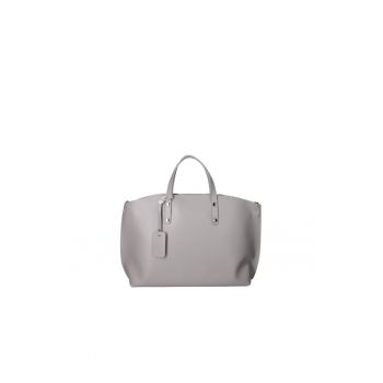 Geanta de piele cu bareta si etui interior detasabil