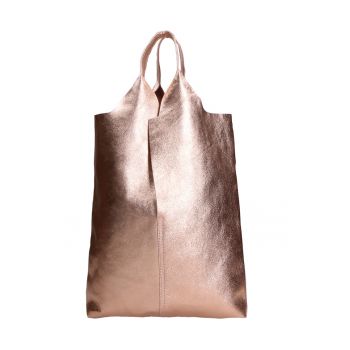 Geanta hobo de piele cu etui