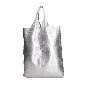 Geanta hobo de piele cu etui