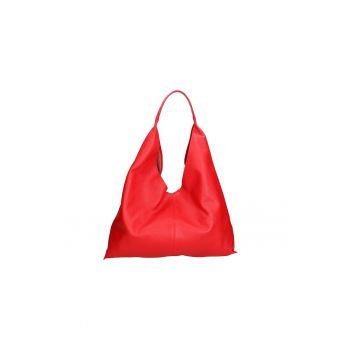 Geanta hobo de piele cu etui cu fermoar