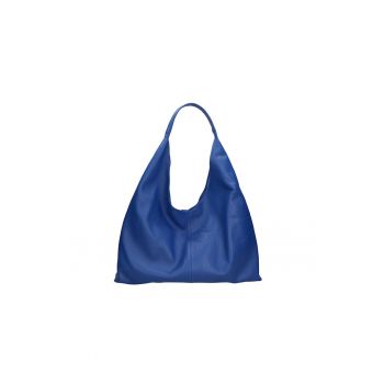 Geanta hobo de piele cu etui cu fermoar