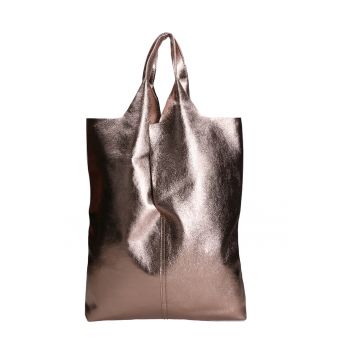 Geanta hobo de piele cu etui