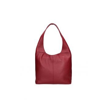 Geanta hobo de piele