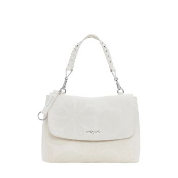 Medium faux leather convertible bag