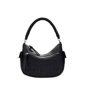 Oval bag with 3d logo