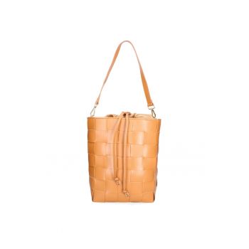 Geanta bucket de piele