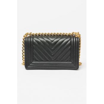 Geanta crossbody cu aspect matlasat