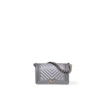 Geanta crossbody cu aspect matlasat