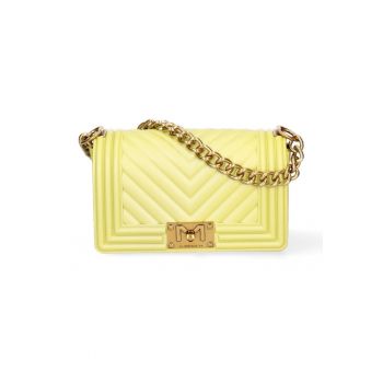 Geanta crossbody cu aspect matlasat