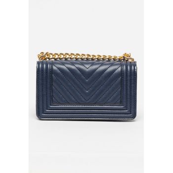 Geanta crossbody cu aspect matlasat