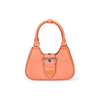 Geanta crossbody cu bareta cu imprimeu logo