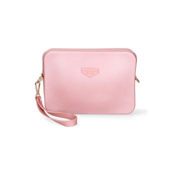 Geanta crossbody cu bareta cu logo