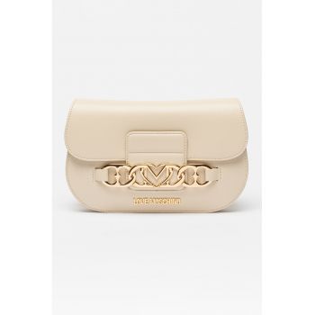 Geanta crossbody cu bareta de lant