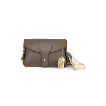 Geanta crossbody cu bareta din material textil