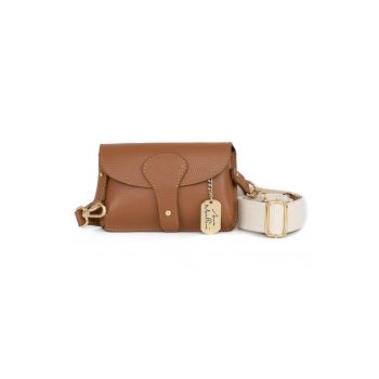 Geanta crossbody cu bareta din material textil