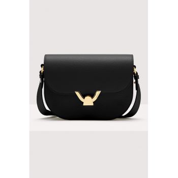 Geanta crossbody de piele cu bareta ajustabila Dew