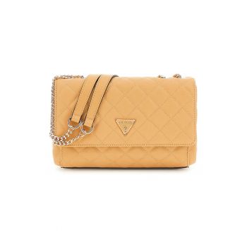 Geanta crossbody de piele ecologica cu aspect matlasat