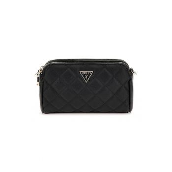 Geanta crossbody de piele ecologica cu aspect matlasat