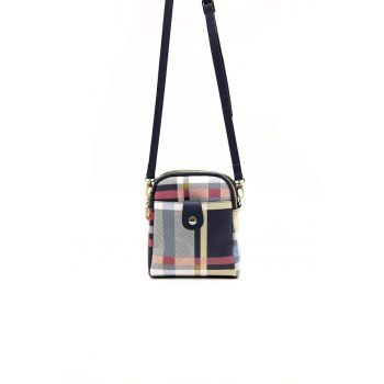 Geanta crossbody de piele ecologica cu bareta detasabila
