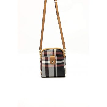 Geanta crossbody de piele ecologica cu bareta detasabila