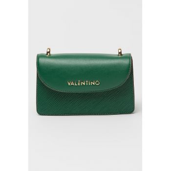 Geanta crossbody de piele ecologica cu clapa