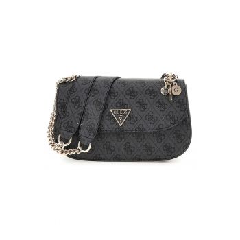 Geanta crossbody de piele ecologica cu logo Erica II