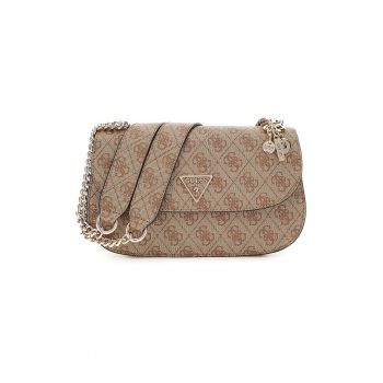 Geanta crossbody de piele ecologica cu logo Erica II