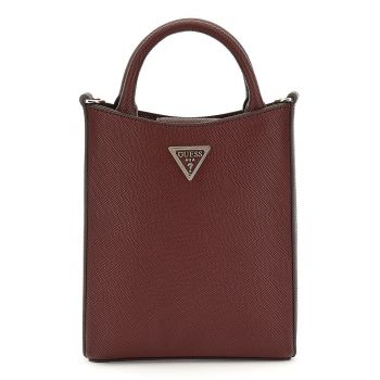 Geanta crossbody de piele ecologica cu textura saffiano Gloriana