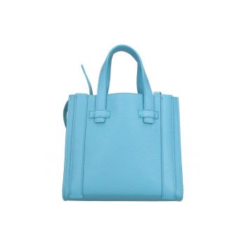 Geanta crossbody din piele cu aspect granulat