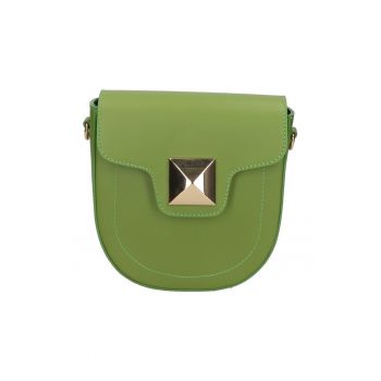 Geanta crossbody din piele cu bareta detasabila