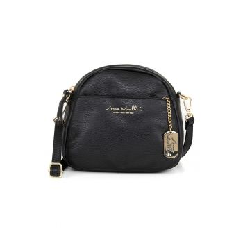 Geanta crossbody din piele cu bareta detasabila