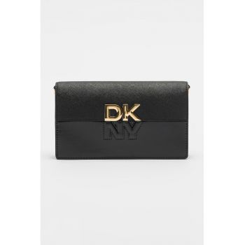 Geanta crossbody din piele cu logo Echo