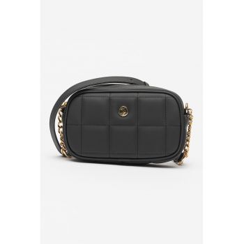 Geanta crossbody din piele ecologica cu detaliu logo