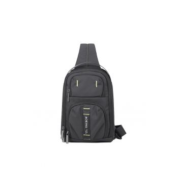 Geanta crossbody unisex cu buzunare exterioare