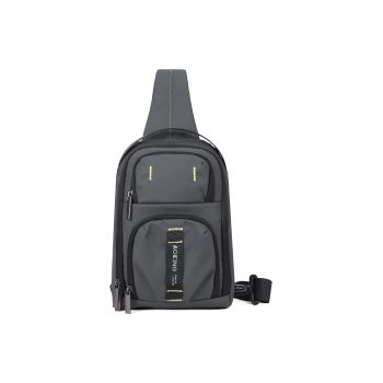 Geanta crossbody unisex cu buzunare exterioare