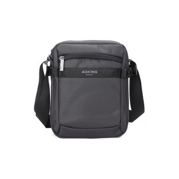 Geanta crossbody unisex cu buzunare exterioare