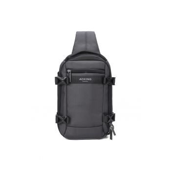 Geanta crossbody unisex cu buzunare multiple