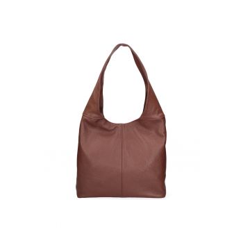 Geanta hobo de piele