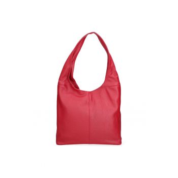 Geanta hobo de piele