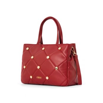 Geanta pentru femei  NBAG-N1780-C005 - 15X24X8 - Piele ecologica - Rosie