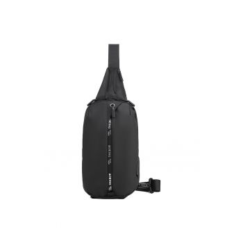 Geanta sling unisex cu detalii logo