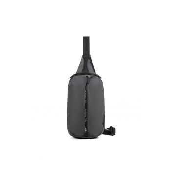 Geanta sling unisex cu detalii logo
