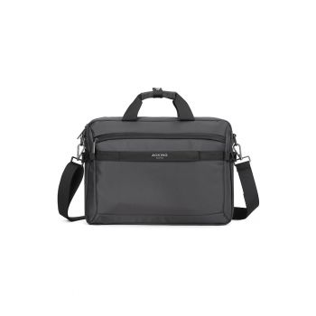 Geanta unisex cu detaliu logo pentru laptop