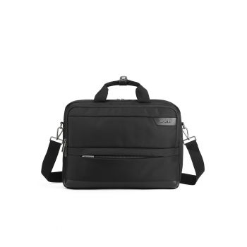 Geanta unisex din material textil cu fermoar pentru laptop