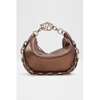 Geanta crossbody cu bareta din lant Python