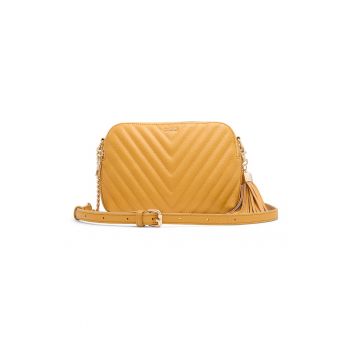 Geanta crossbody de piele ecologica cu canaf Talaedar